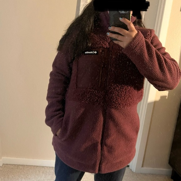 Women's Columbia Lodge™ Sherpa Full Zip Fleece Jacket - Picture 3 of 8